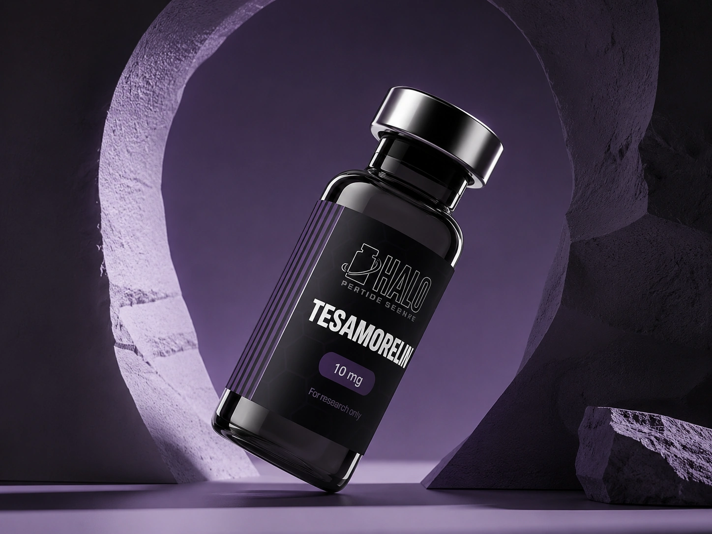 Halo Research Science peptide vial